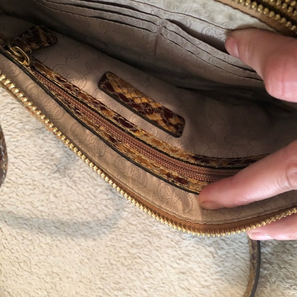 Michael Kors Snakeskin Crossbody - Picture 4 of 6